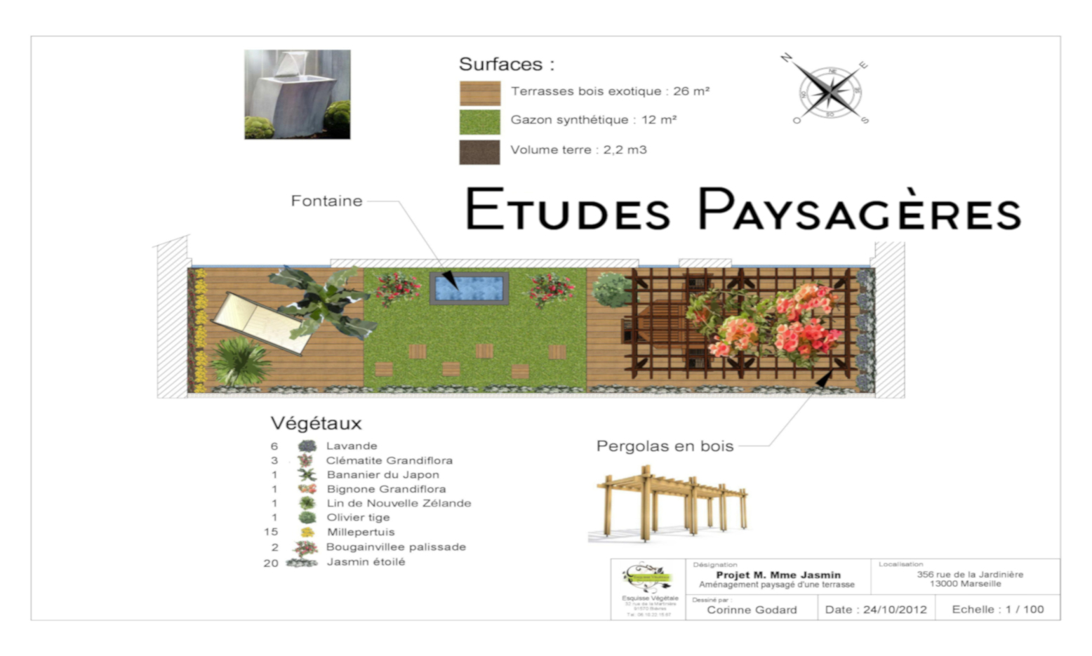 Palette Végétale et plans