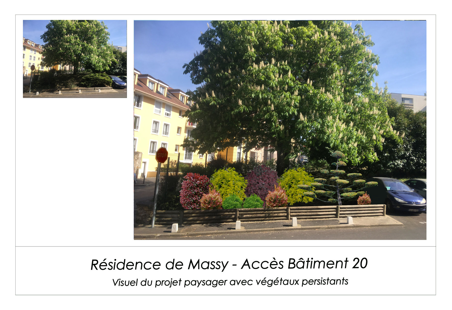 Résidence de Massy - Accès Bâtiment 20